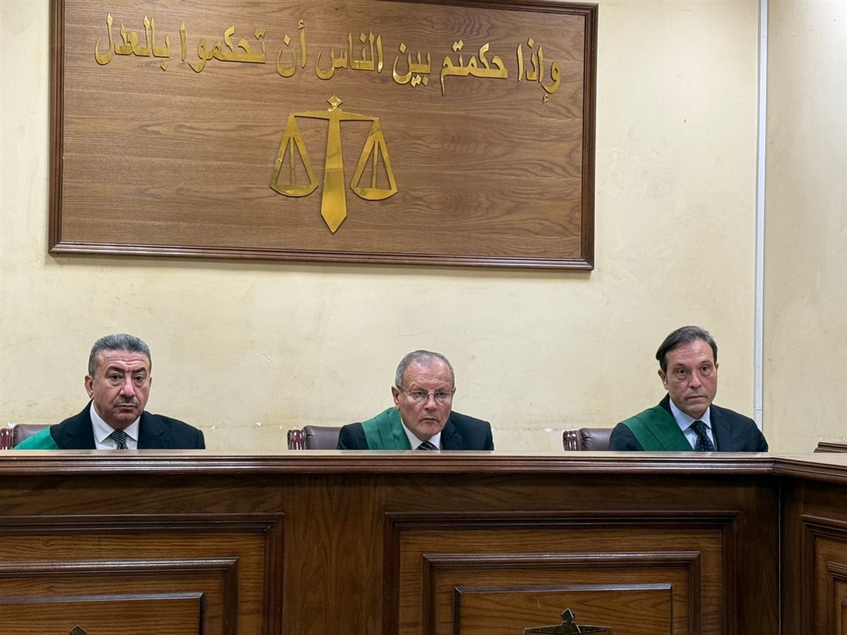 المحكمة برئاسة المستشار حسين مسلم&nbsp;