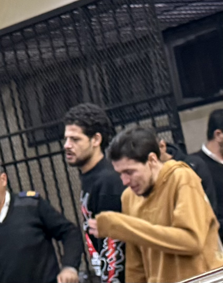 انهيار الجناة بعد الحكم
