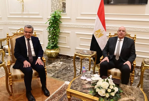 المستشار هشام بدوي يستقبل رئيس الجهاز المركزي للمحاسبات
