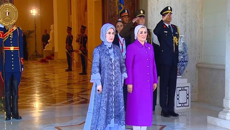 السيدة انتصار السيسي وقرينة الرئيس أردوغان&nbsp;