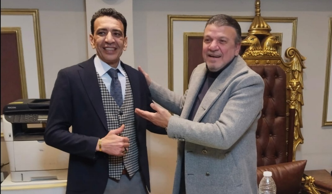 المنتج وليد عمرو والفنان أحمد سلامة