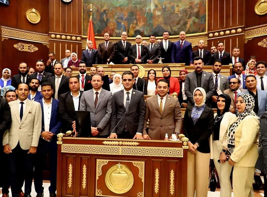 أعضاء محاكاة مجلس الشيوخ المصري 