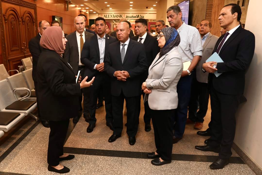جانب من زيارة هيئة التنمية الصناعية