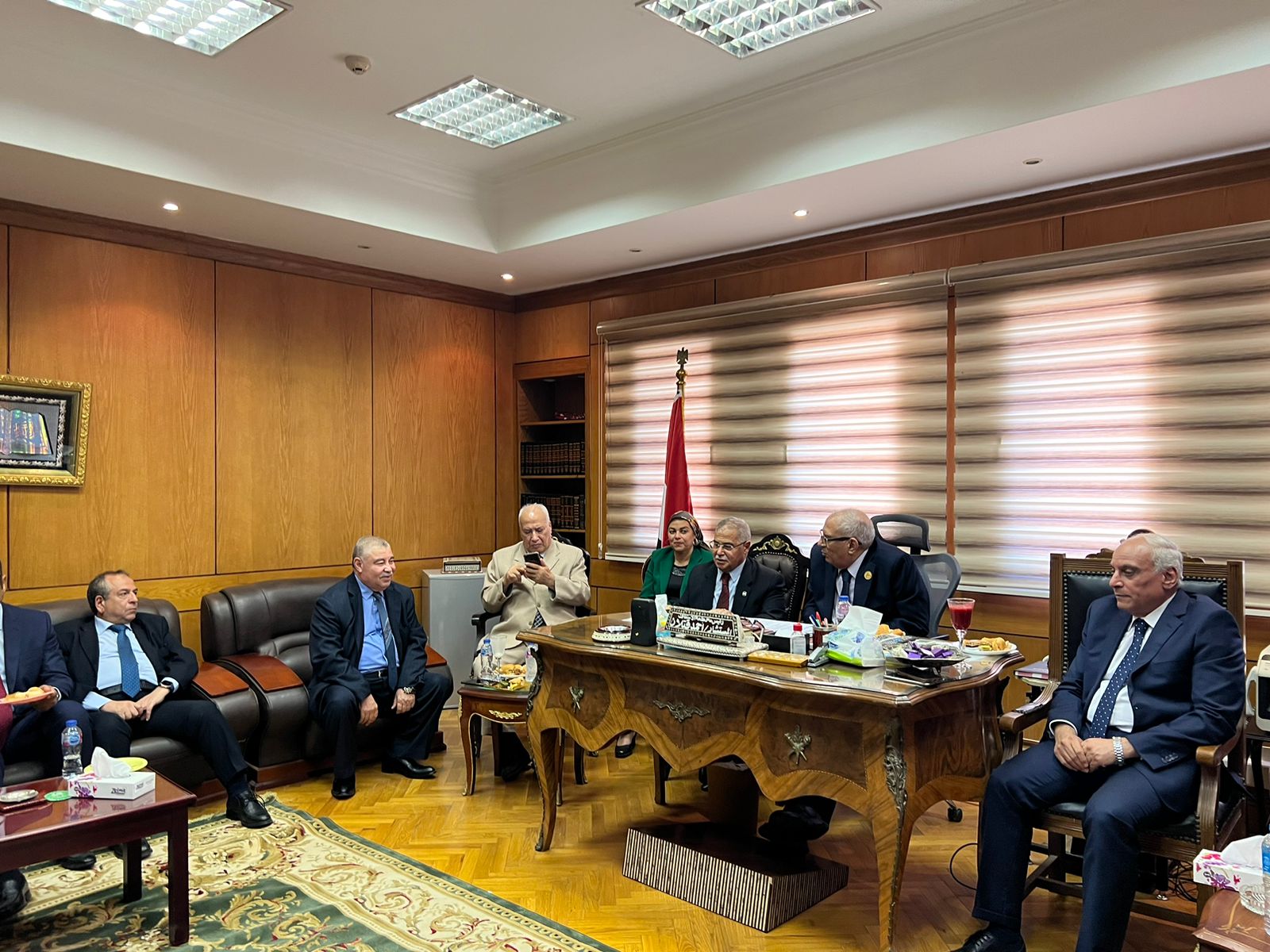 رؤساء المحاكم في صورة تذكارية