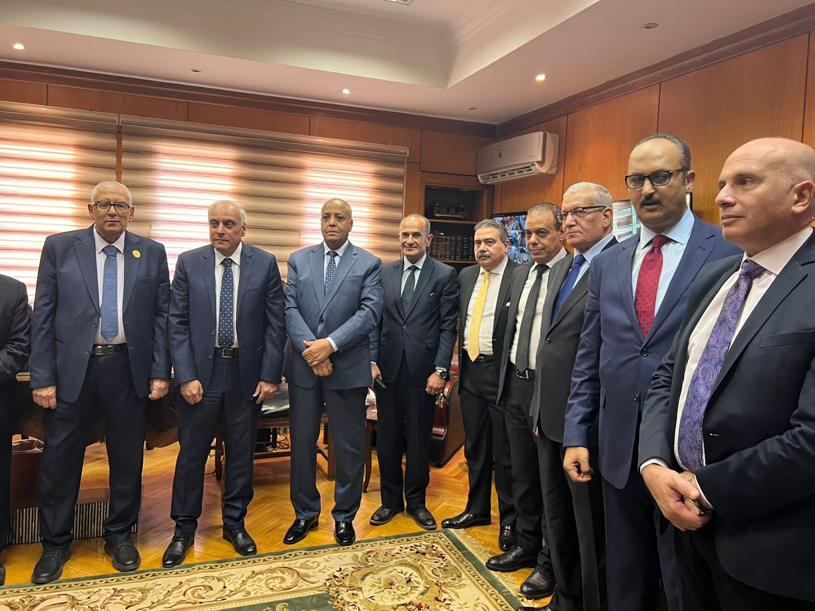 رؤساء المحاكم في صورة تذكارية