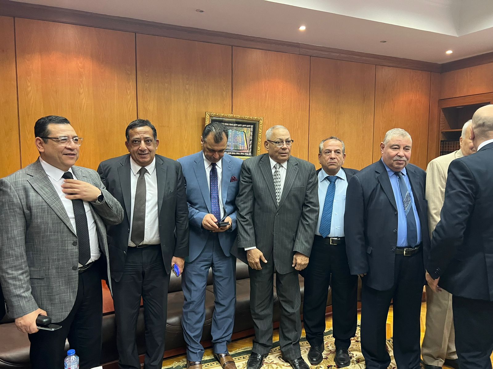 رؤساء المحاكم في صورة تذكارية