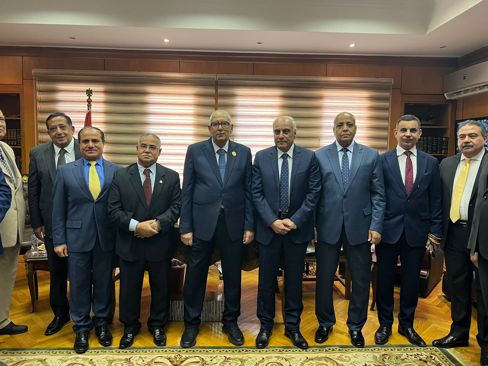 رؤساء المحاكم في صورة تذكارية