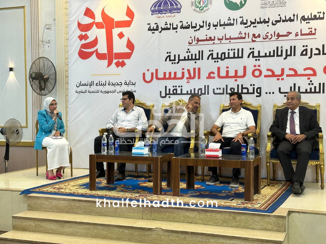 جانب من مشاركة قيادات حملة بشبابها 