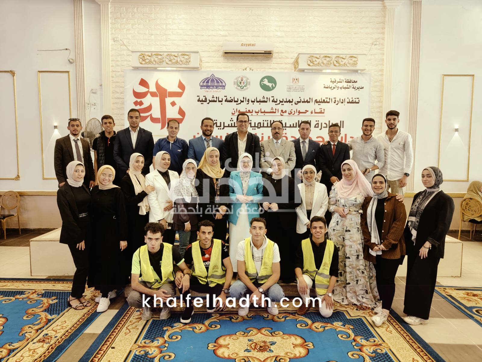 جانب من مشاركة قيادات حملة بشبابها 