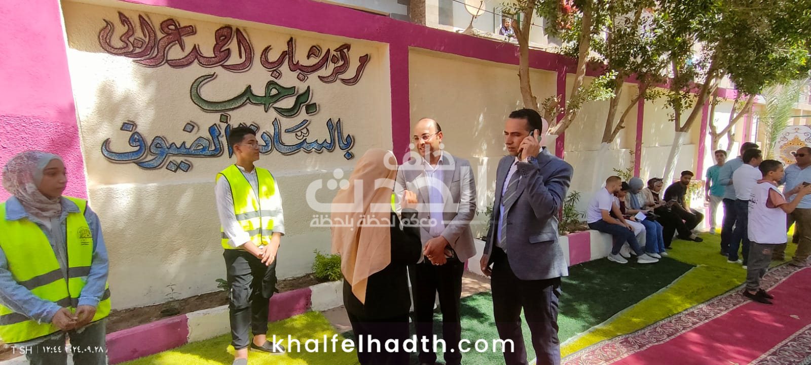 جانب من مشاركة قيادات حملة بشبابها 