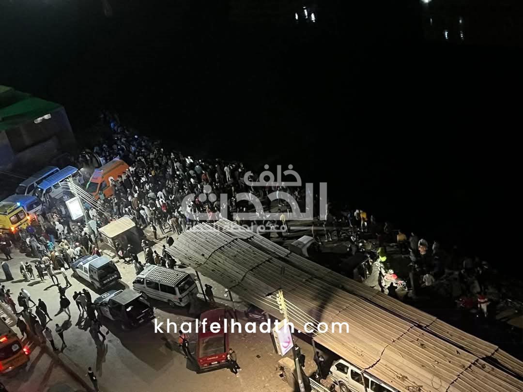 حادثة انقلاب ميكروباص بمحافظة أسيوط 