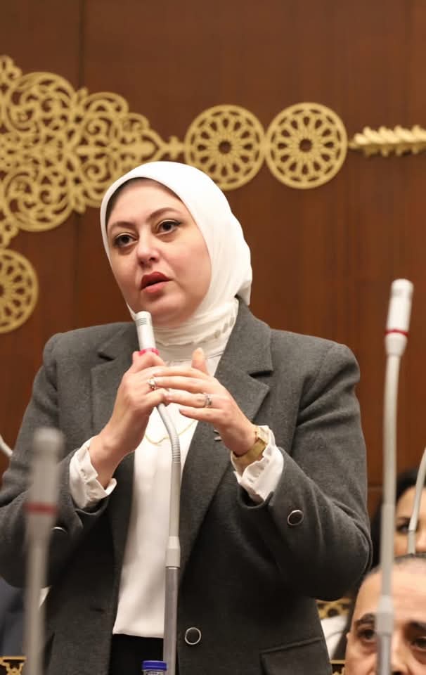 النائبة نهى زكي عضو مجلس الشيوخ 