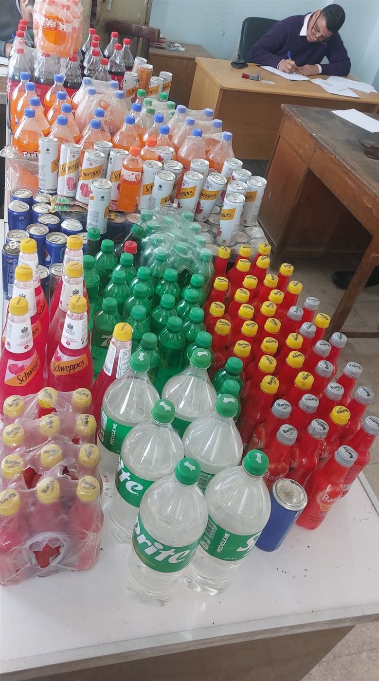 جانب من المضبوطات