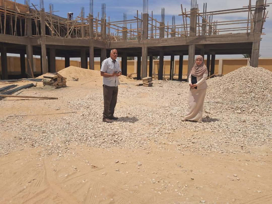 جولة ميدانية لمتابعة تنفيذ سوق الخضار والفاكهة بالجملة<br>&nbsp;