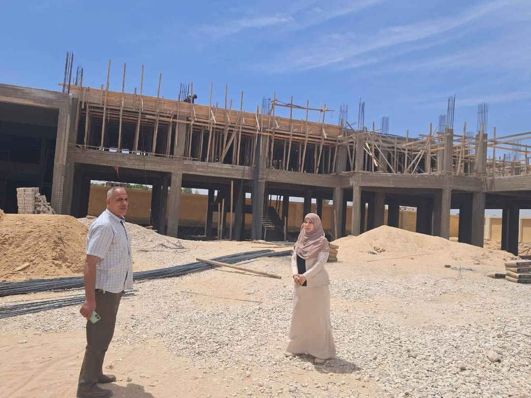 تفقد أعمال البنية التحتية لسوق عرب مطير<br>&nbsp;