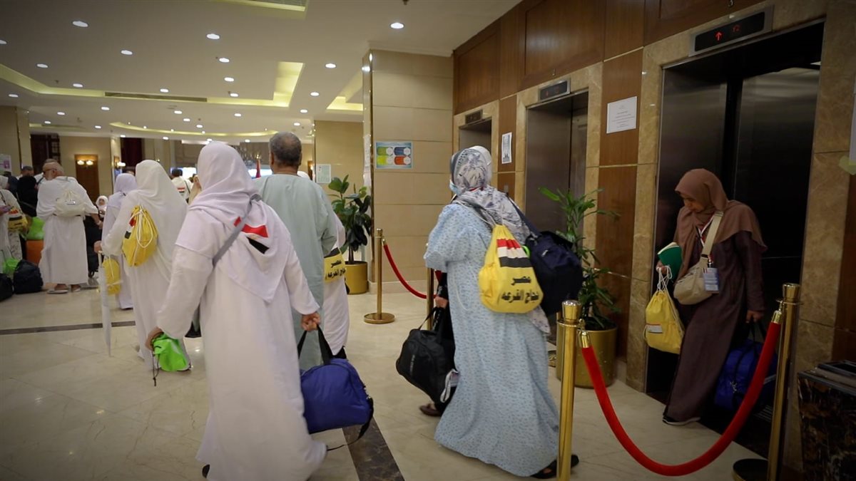 حجاج القرعة بمراسم الحج