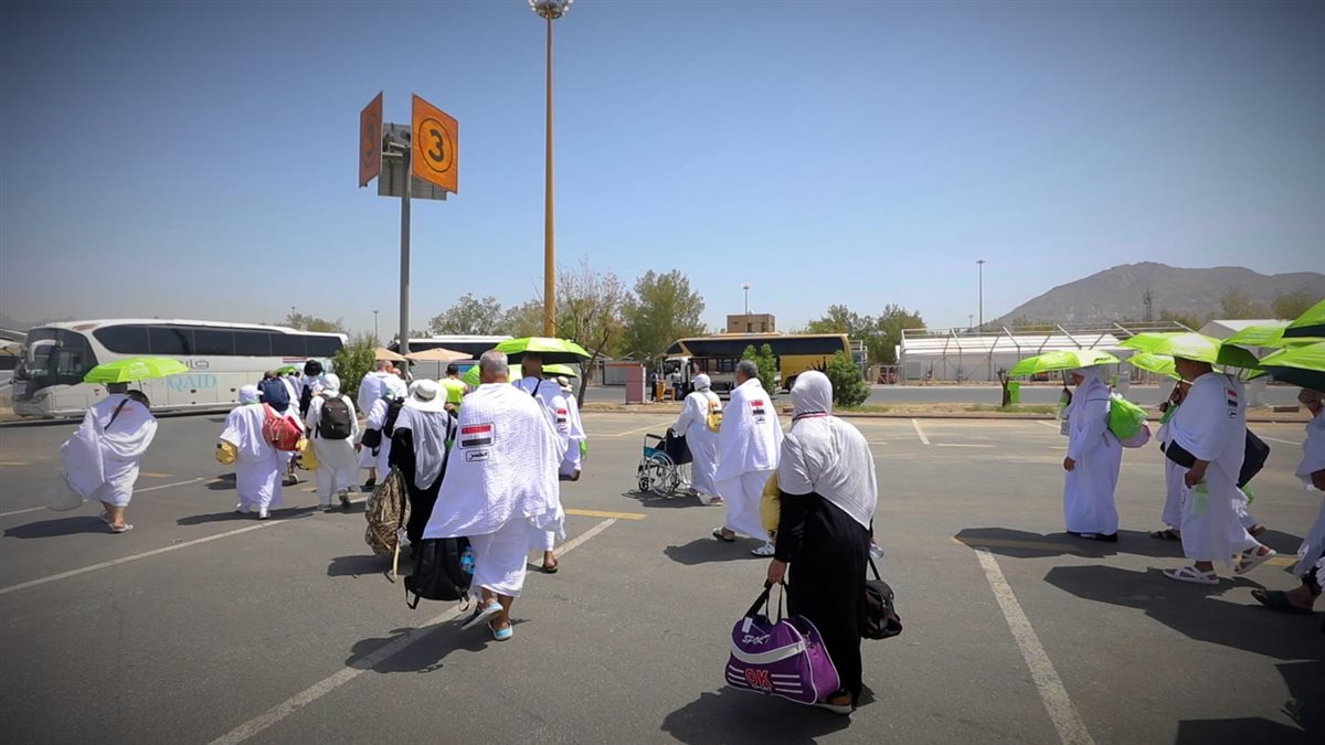 حجاج القرعة بمراسم الحج
