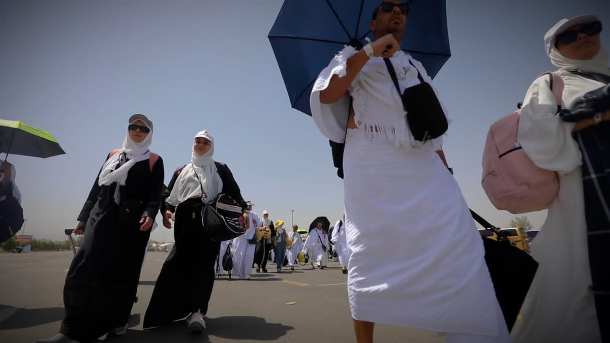 حجاج القرعة بمراسم الحج