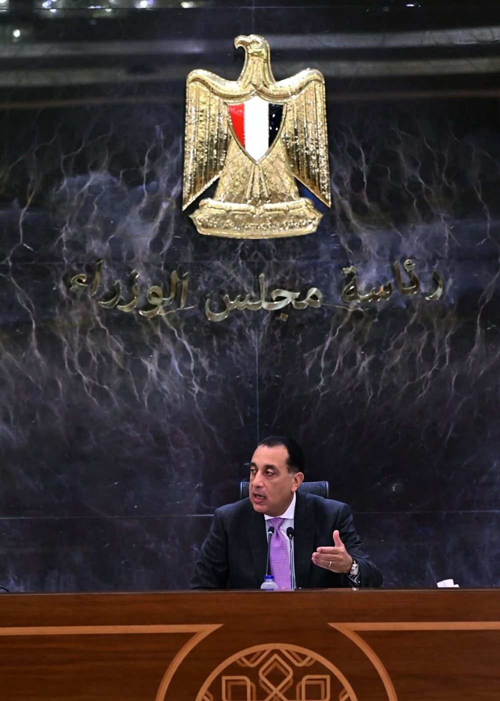 الدكتور مصطفي مدبولي أثناء الاجتماع الأسبوعي&nbsp;