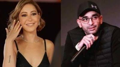 &nbsp;الفنانة منة شلبي و المنتج أحمد الجنايني
