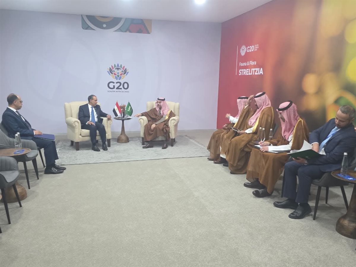 وزير الخارجية والهجرة وشئون المصريين بالخارج و نظيره السعودي - خلف الحدث&nbsp;