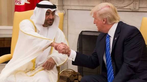 ترامب و الشيخ محمد بن زايد&nbsp;