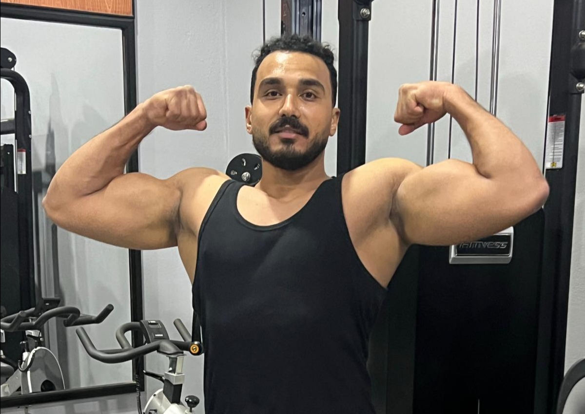 اللاعب أحمد والي بطل كمال الأجسام والملاكمة
