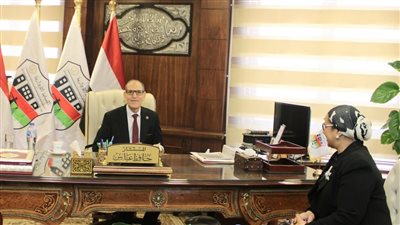 رئيس النيابة الإدارية يستقبل مساعد وزير العدل لحقوق الإنسان