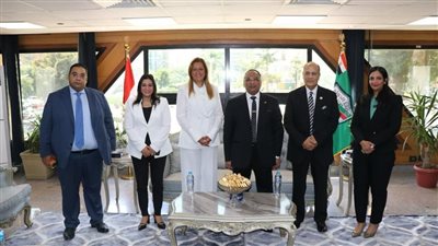 الفخراني وراغب يبحثان التعاون المشترك بين قضايا الدولة والأكاديمية الوطنية للتدريب