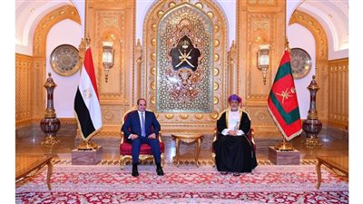 الرئيس السيسي وسلطان عمان يتفقان على حث الفلسطينيين والإسرائيليين على التهدئة 