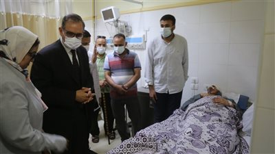 محافظ كفرالشيخ يزور وكيل وزارة الأوقاف بعد تعرضه لحادث سير 