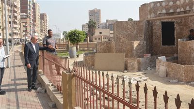 بالصور.. محافظ القليوبية يتفقد مشروع ممشى أهل مصر بمدينة بنها