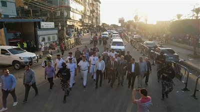 محافظ كفرالشيخ يزور المسجد الإبراهيمي للاطمئنان على الاستعدادات الامنيه 
