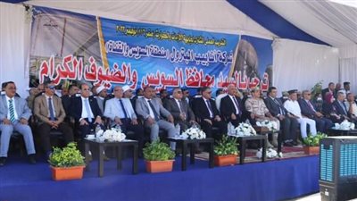 محافظ السويس يشهد بيان عن مواجهة بعض العناصر الارهابية للبترول 