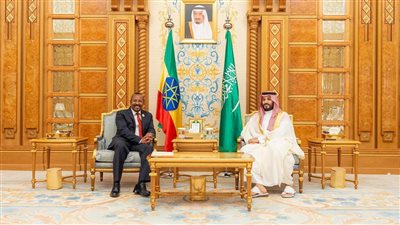 بن سلمان يلتقى رئيس الوزراء الإثيوبي 
