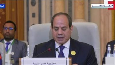 الرئيس السيسي: مصر تدعو المجتمع الدولي للضغط على إسرائيل لوقف إطلاق النار في غزة