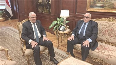 النائب العام يستقبل القاضي محمد السعيد الشربيني