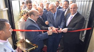 محافظ بني سويف ومساعد وزير العدل  يشهدان فعاليات افتتاح مبنى مجمع المحاكم الجديد بمدينة ببا
