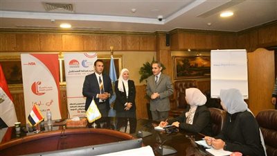 محافظ الغربية يشهد انطلاق فعاليات البرنامج التدريبي (المرأة تقود في المحافظات)