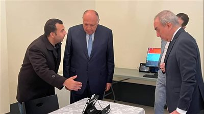 وزير الخارجية يتفقد الاستعدادات النهائية لعقد الانتخابات الرئاسية بسفارة مصر في باريس