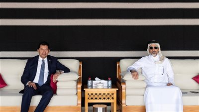 وزير الشباب والرياضة يلتقي نظيره القطري خلال زيارته للدوحة
