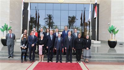  وزيــر العـدل يستقبل رئيسي المحكمتين الدستوريـتين المصـرية والمـجـرية