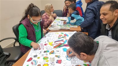 ورش فنية متنوعة لذوي القدرات الخاصة بالمركز الثقافي بطنطا