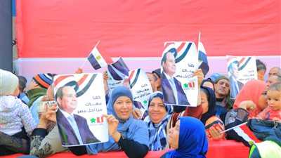 حملة المرشح الرئاسي السيسي تثمن المشاركة الفعالة للمواطنين في الساعات الأولى للانتخابات