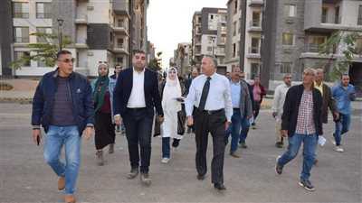 رئيس جهاز مدينة الشيخ زايد يتفقد مشروع 