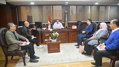 محافظ الغربية يناقش مستجدات ونسب تنفيذ كورنيش المحلة ومحور النعناعية