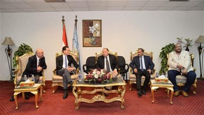 محافظ أسيوط يستقبل مدير الوكالة الامريكية للتنمية الدولية 