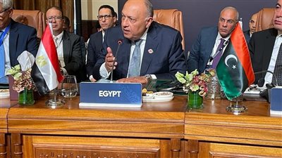 وزير الخارجية يلقي كلمة مصر خلال الدورة السادسة لمنتدى التعاون العربي الروسي