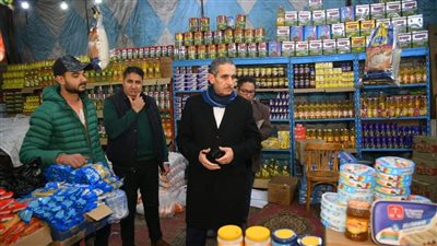 جوله ليلية لمحافظ الغربية لمتابعة الأسواق والالتزام بمواعيد الغلق بطنطا