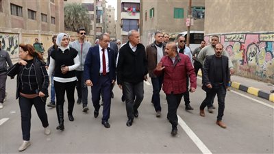 محافظ القليوبية يتفقد أعمال رصف مساكن بهتيم خلف حي شرق شبرا الخيمة